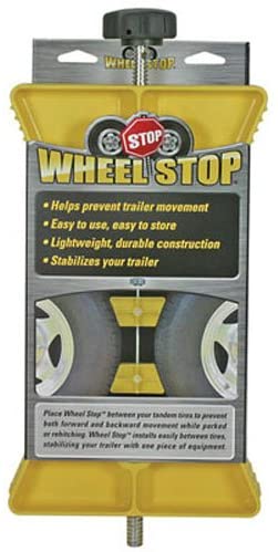 Camco RV Wheel Stop- Stabilizes Your Trailer
