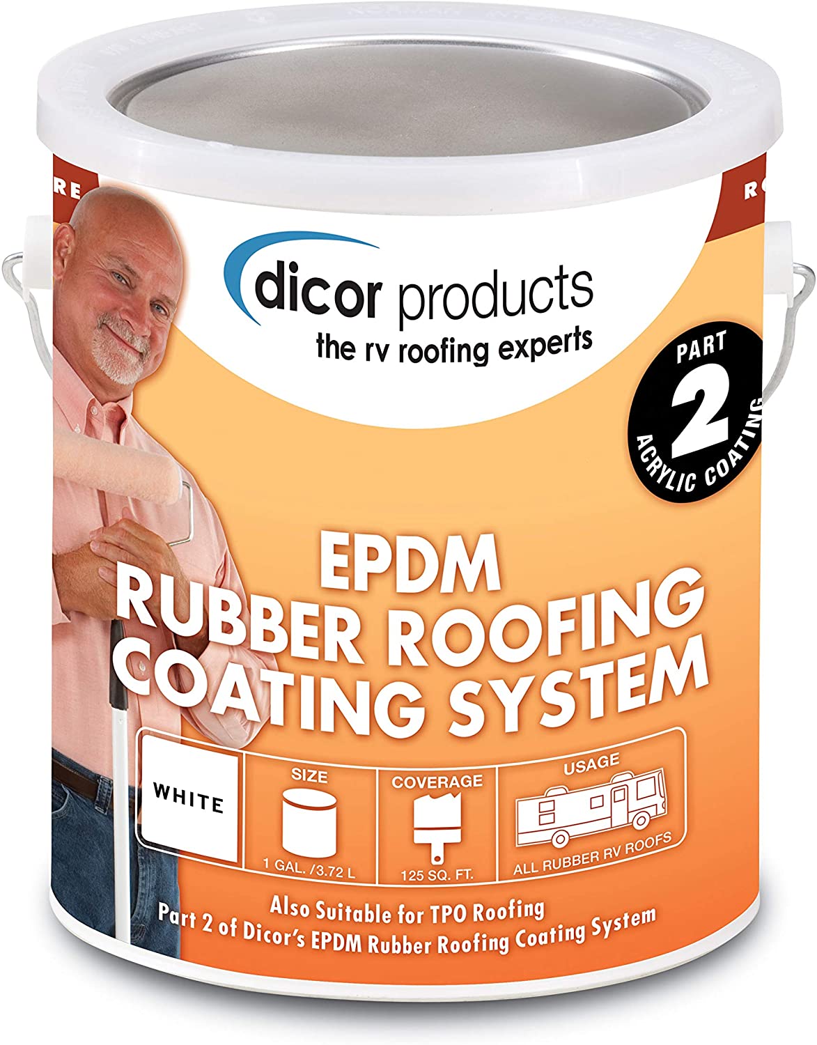 Dicor Rpcrc1 Epdm Rubber Roof Coating Dicor Rpcrc1 Epdm Rubber Roof Coating